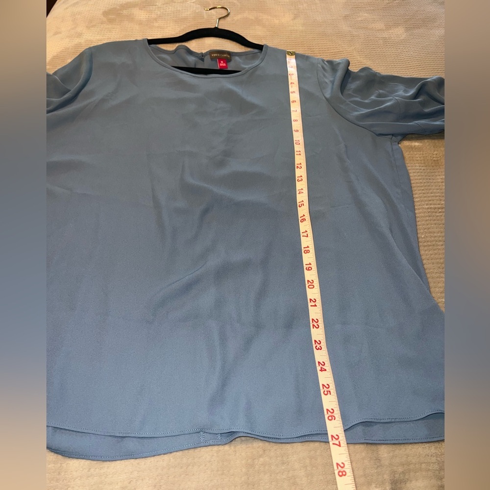 Vince Camuto Women's Blue Bell Sleeve Blouse Size XL – Like New! - Picture 6 of 6